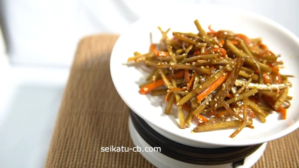 ごぼうとにんじんのきんぴら