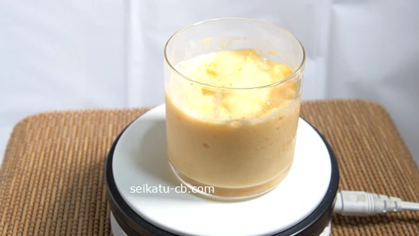 冷凍みかんのスムージー