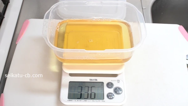 24���ֿ�˿����ƤȤä����������н����̤�420ml