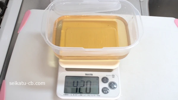 5���ֿ�˿����ƤȤä����������н����̤�420ml