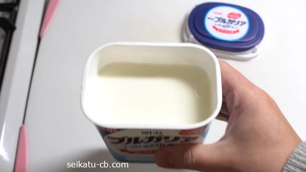 ブルガリアヨーグルトの中身